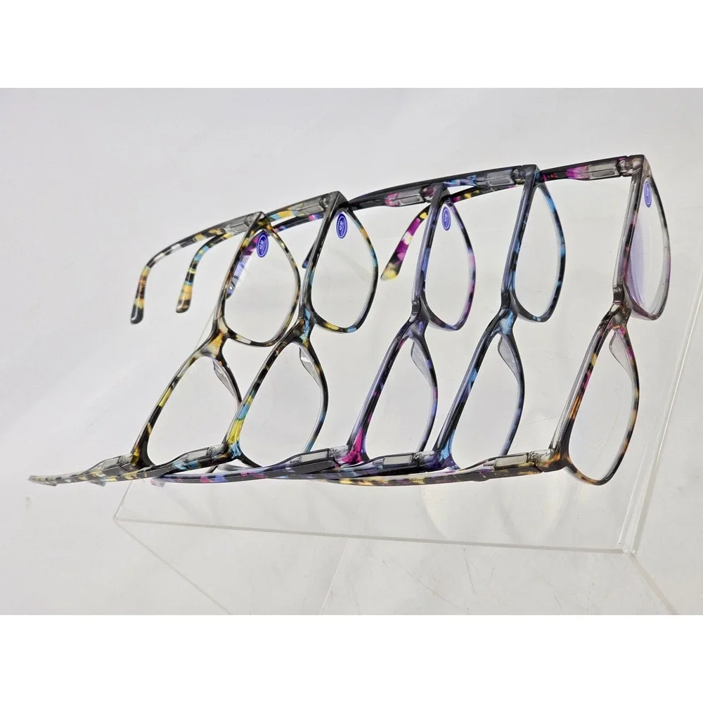 SIGVAN Reading Glasses Unisex +2.50 Multicolor Tortoise Blue Light Block - NEW